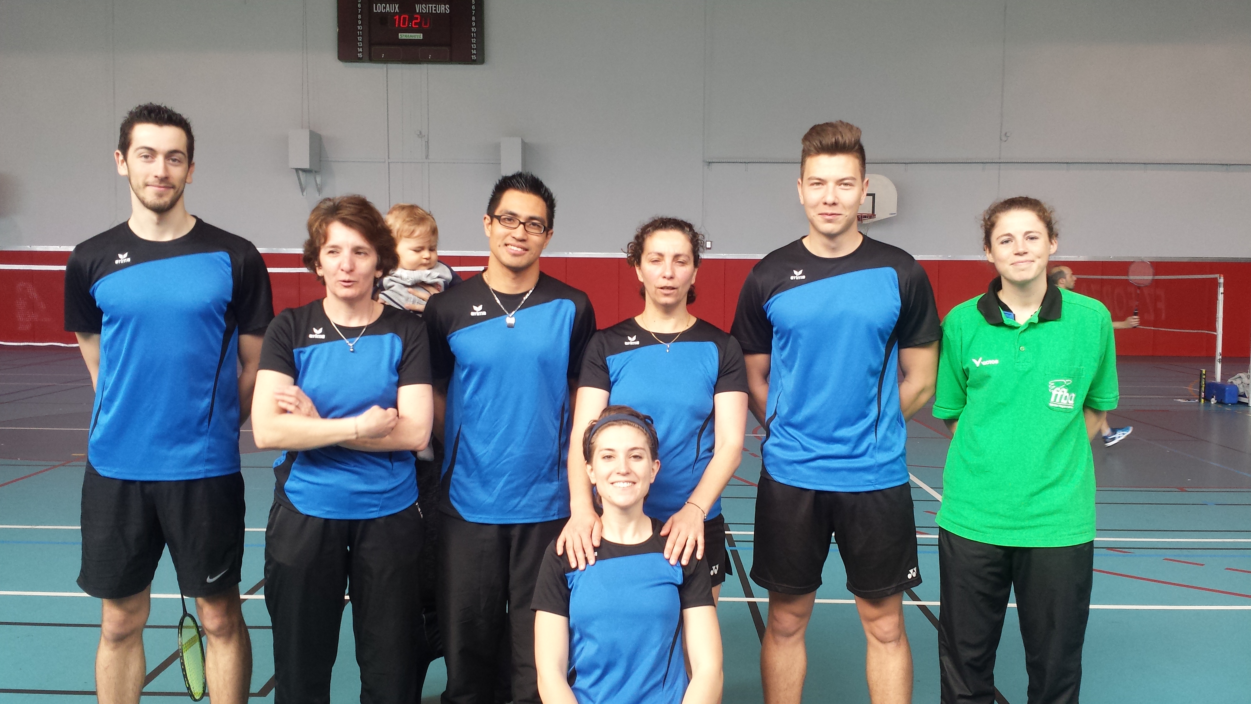 rencontre par équipe badminton