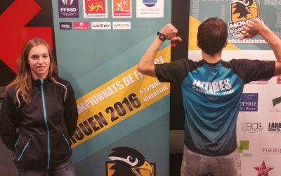 Léo et Mélanie aux Championnats de France